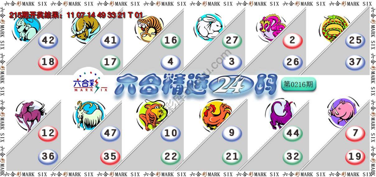 六合精选24码