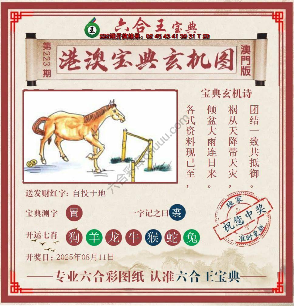 六合王港澳宝典玄机图