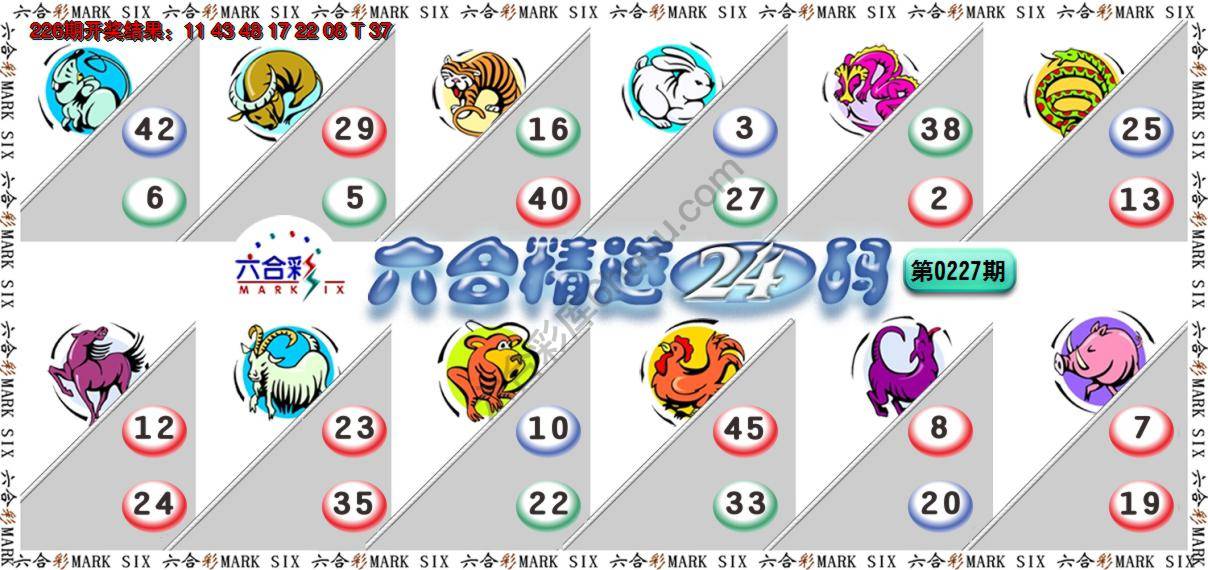 六合精选24码