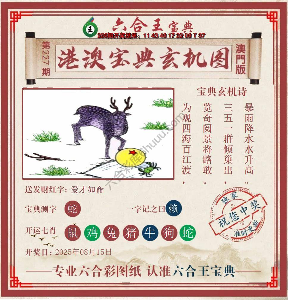 六合王港澳宝典玄机图