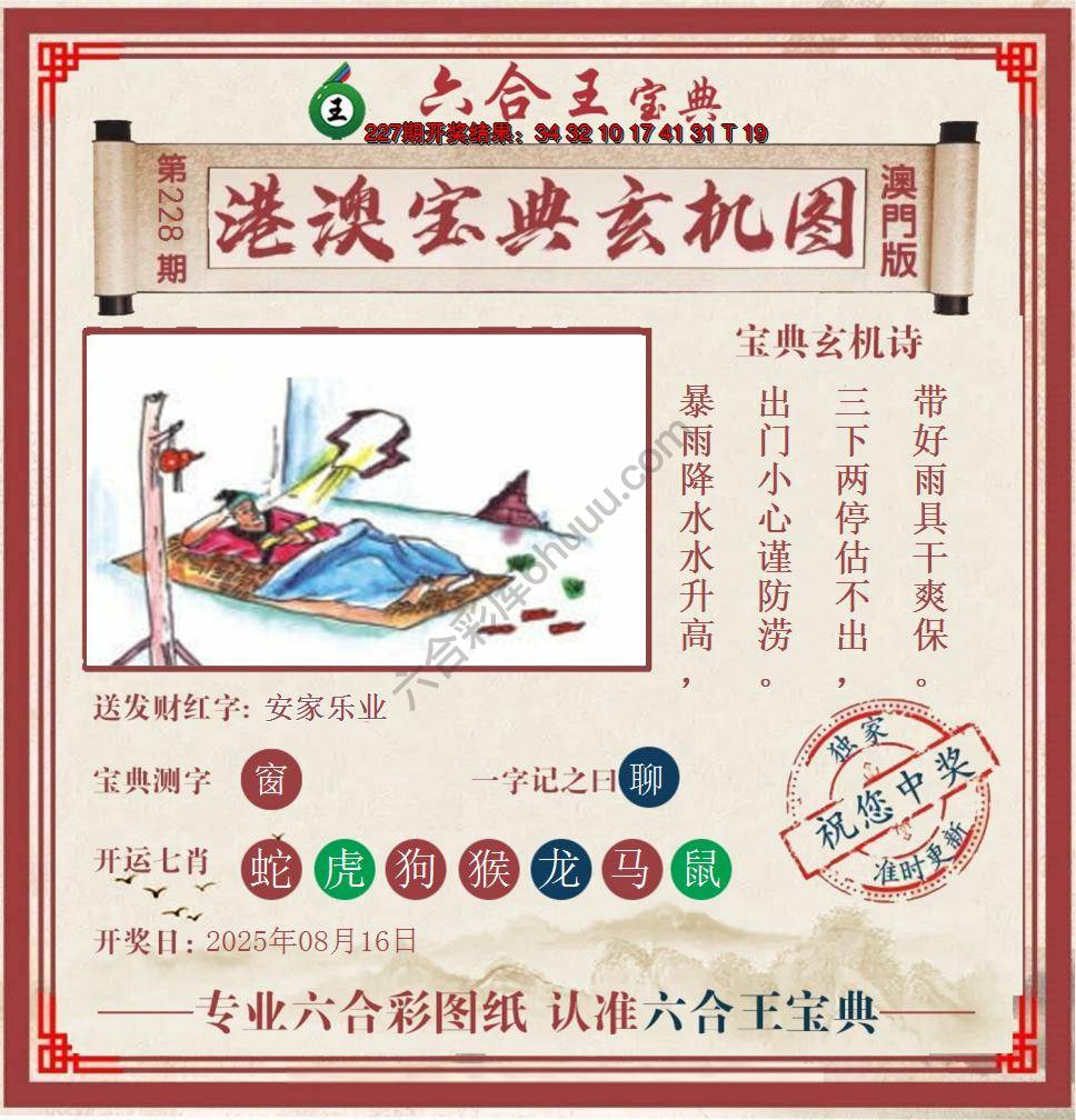 六合王港澳宝典玄机图