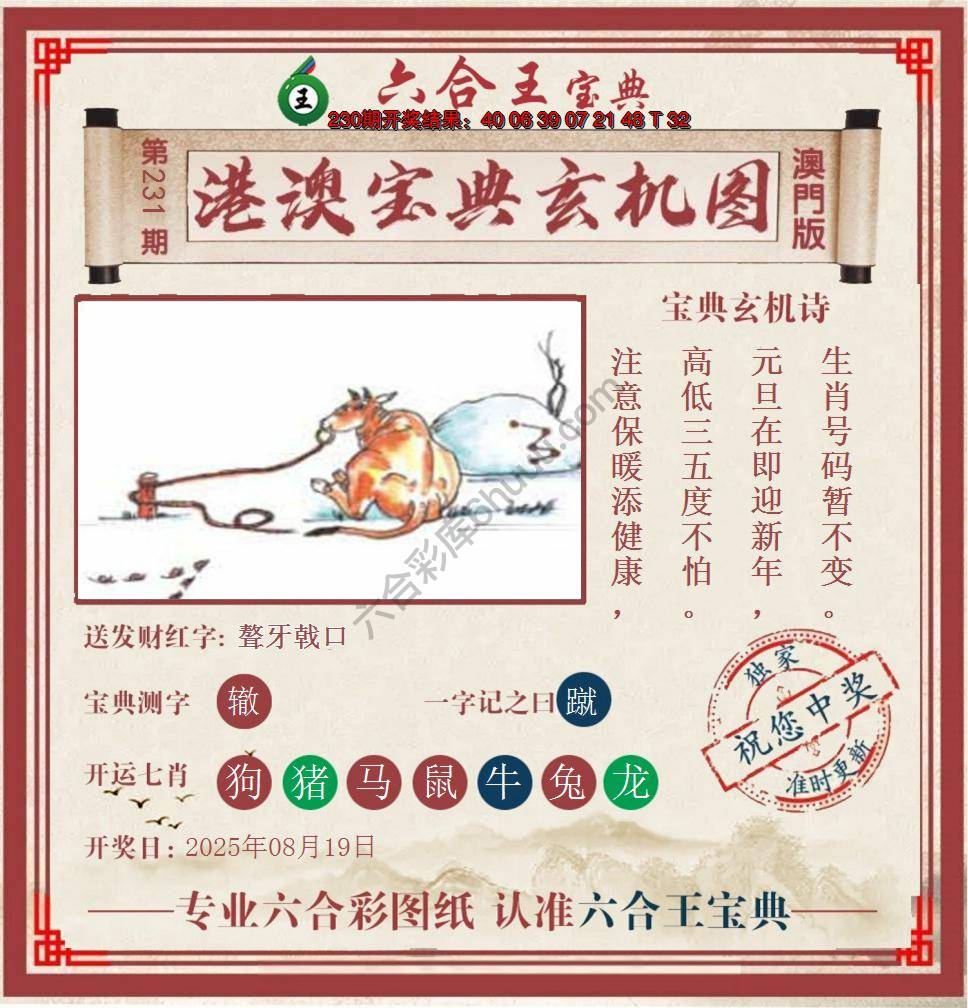 六合王港澳宝典玄机图