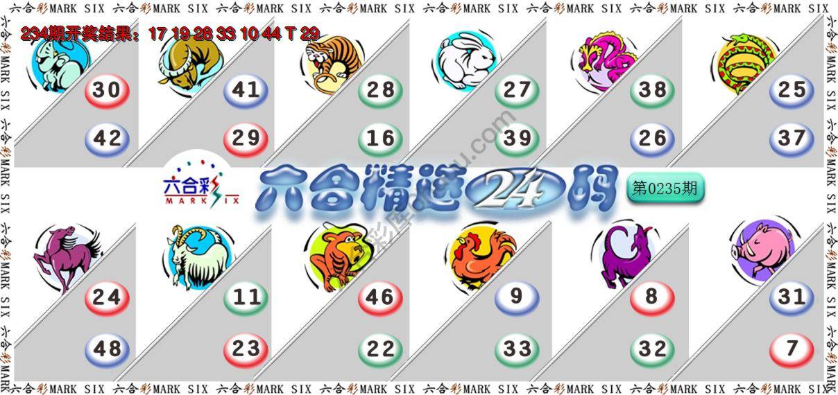 六合精选24码