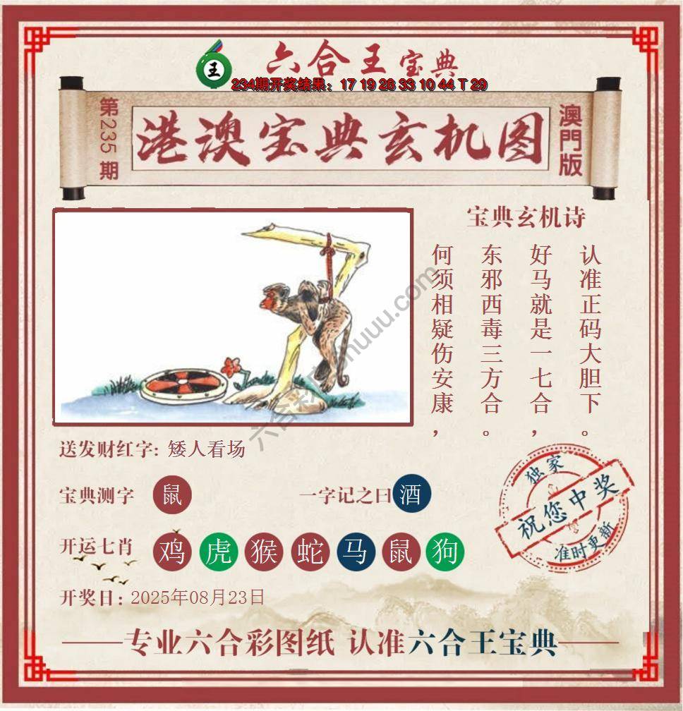 六合王港澳宝典玄机图