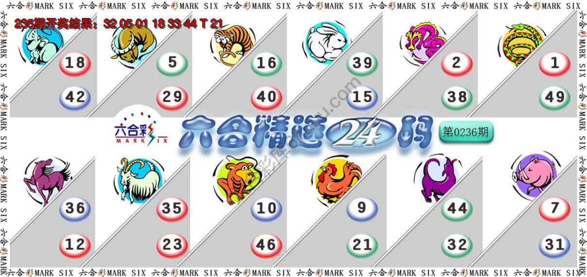 六合精选24码