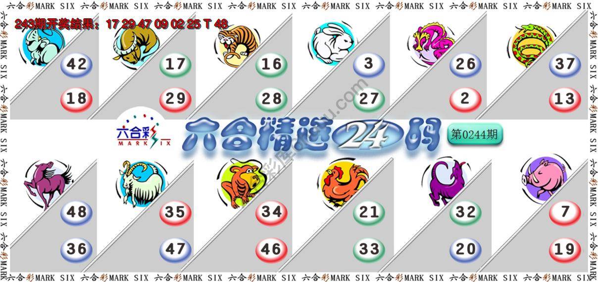 六合精选24码