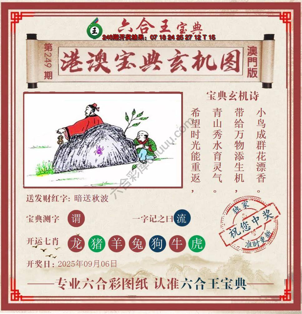 六合王港澳宝典玄机图