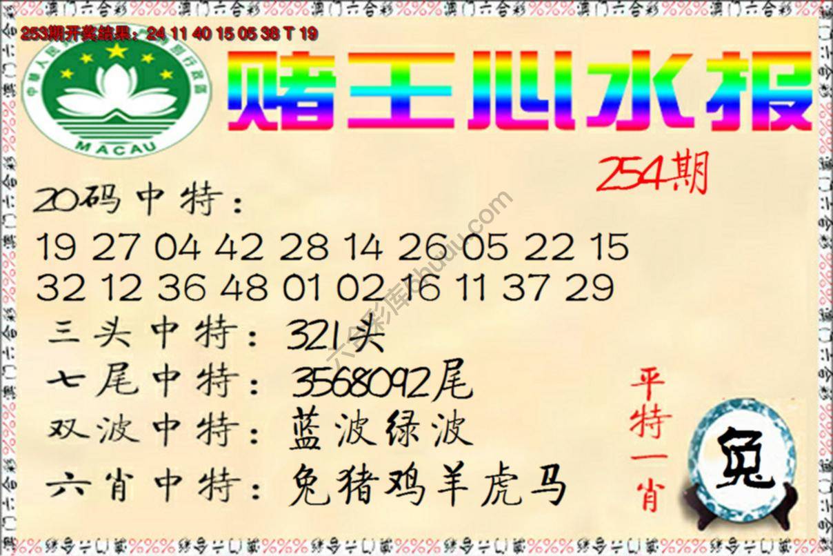 赌王心水报