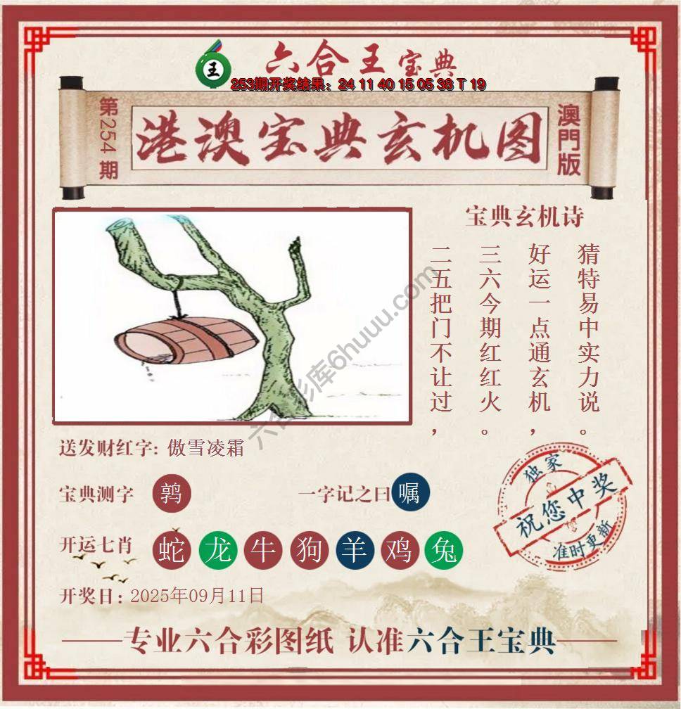 六合王港澳宝典玄机图