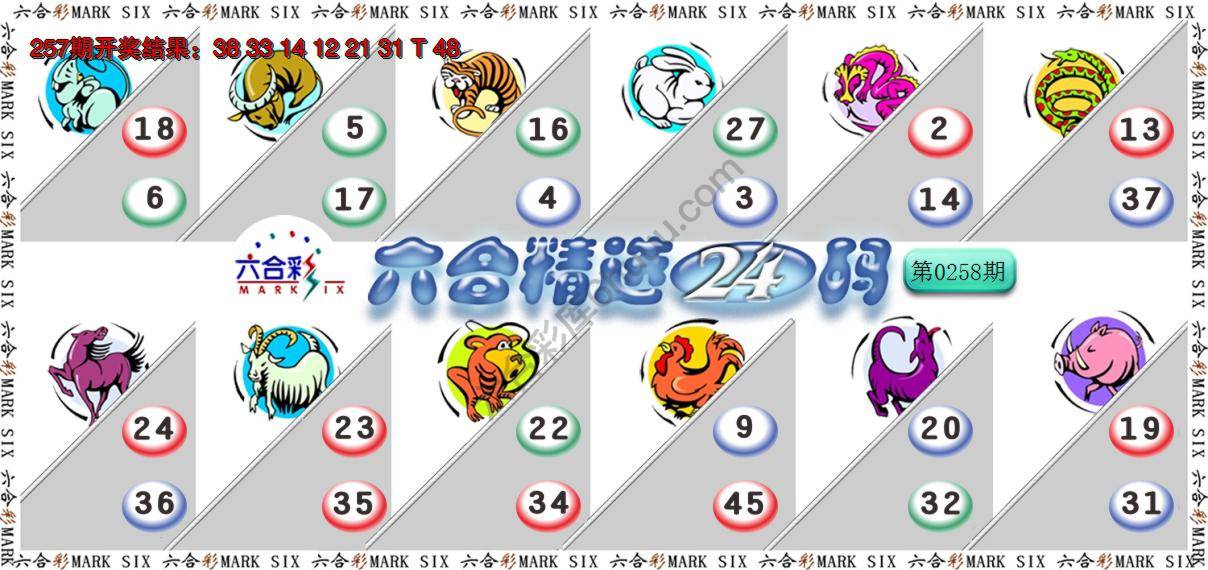 六合精选24码