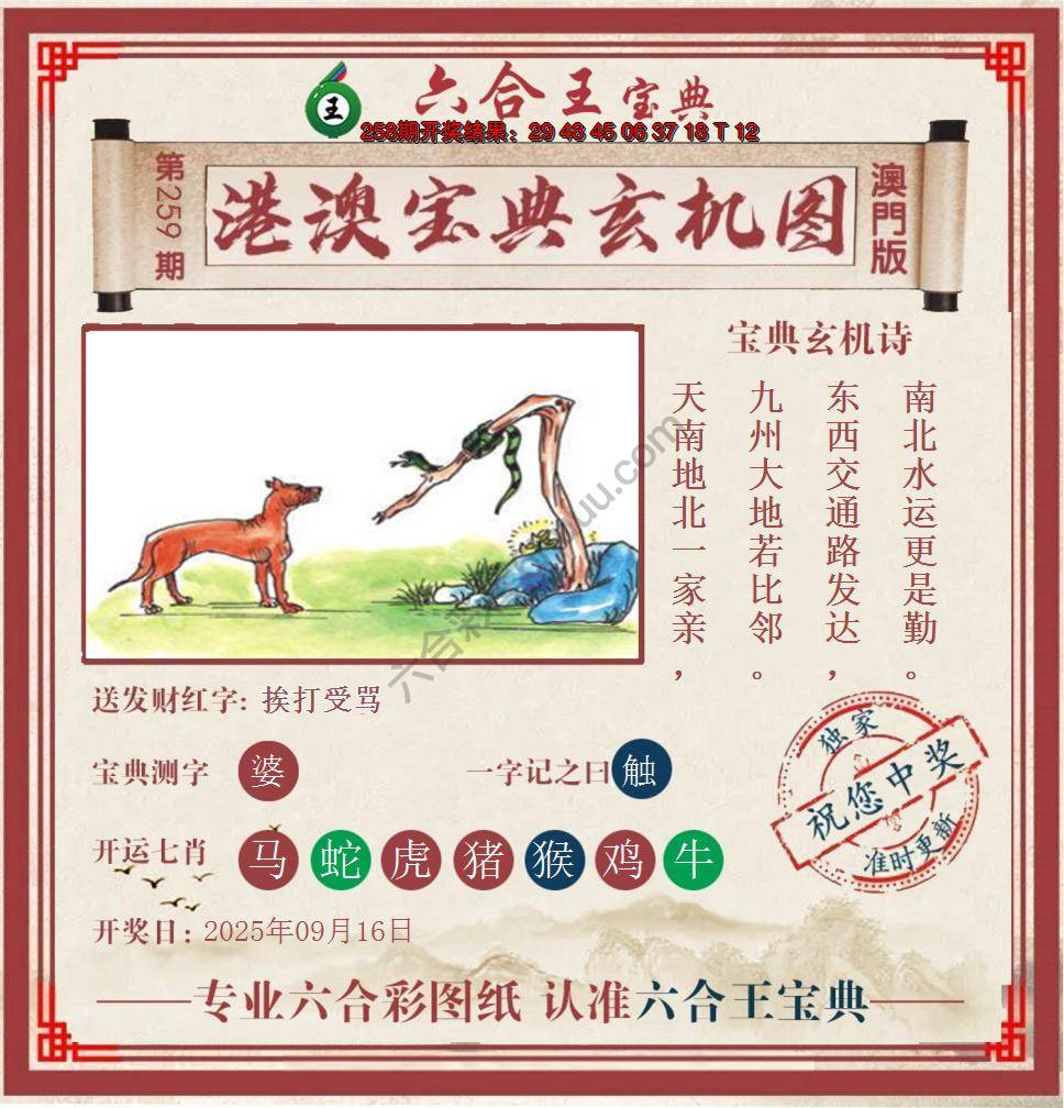 六合王港澳宝典玄机图