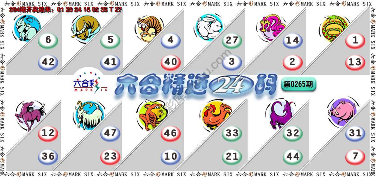 六合精选24码