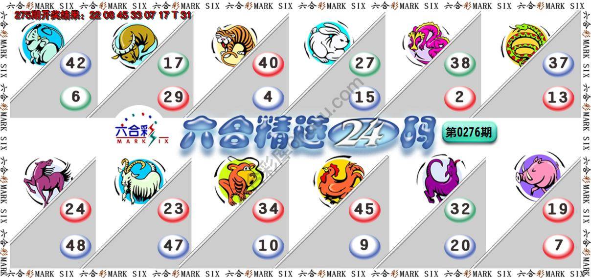 六合精选24码