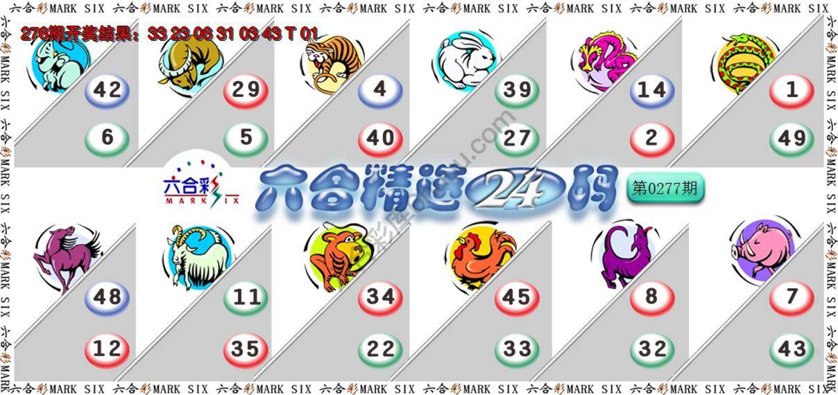 六合精选24码