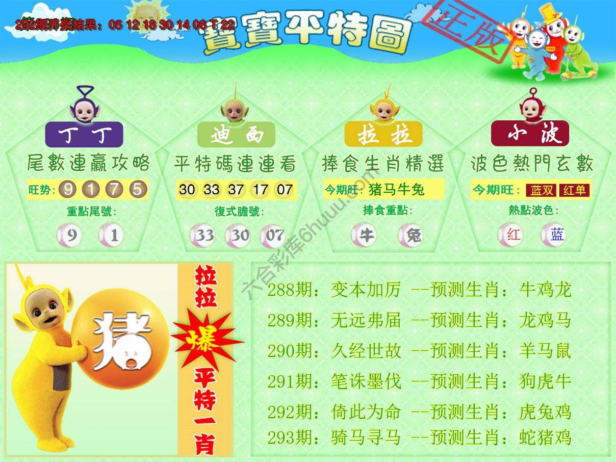 天线宝宝平特图