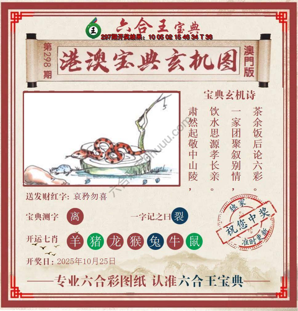 六合王港澳宝典玄机图