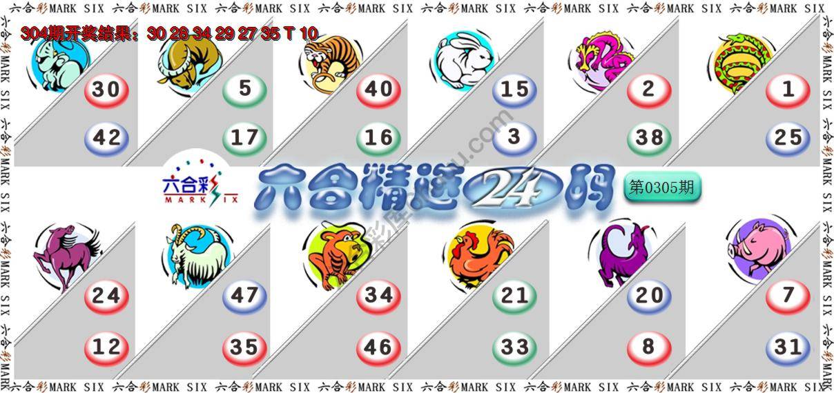 六合精选24码