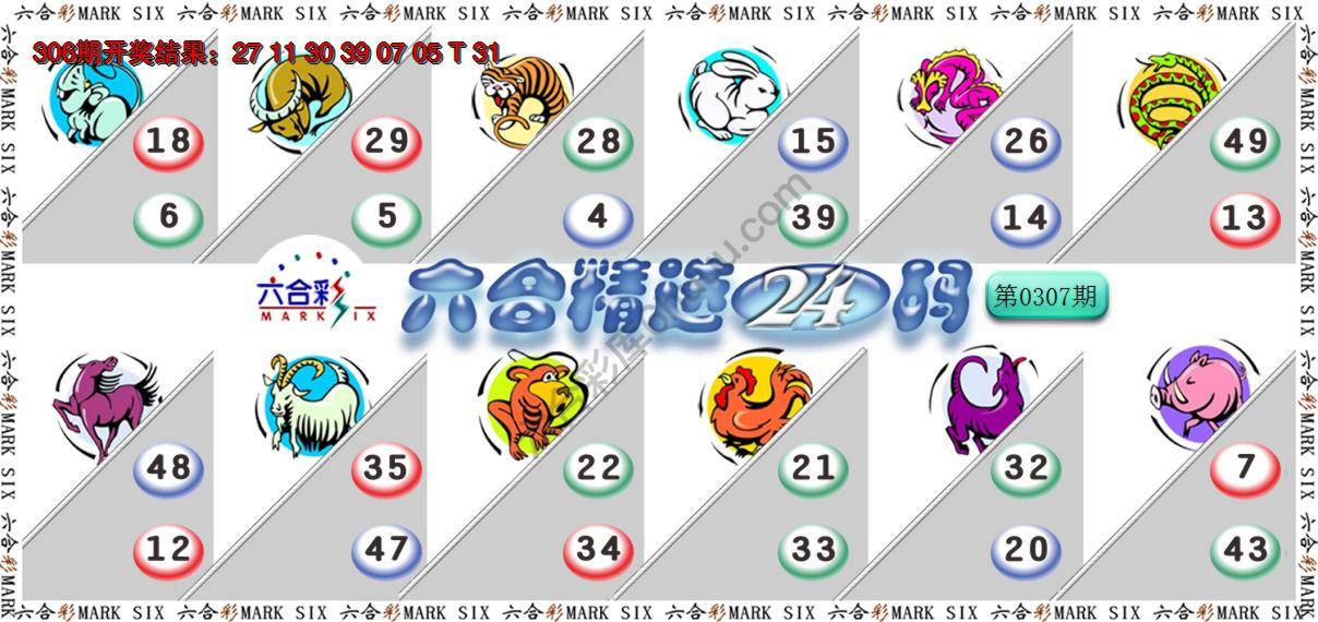 六合精选24码
