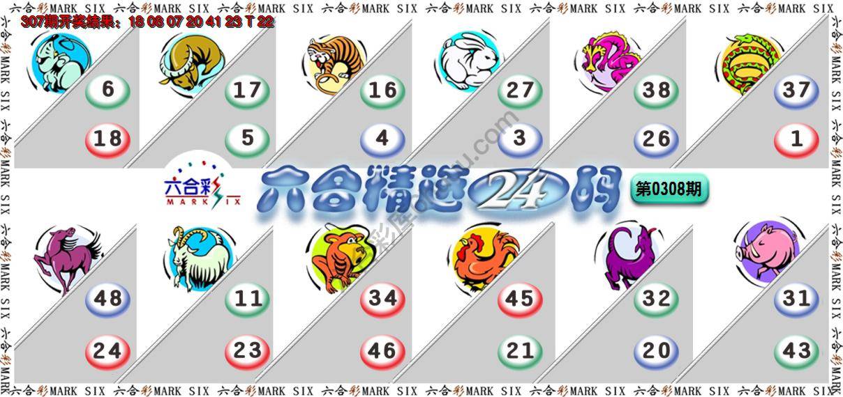 六合精选24码