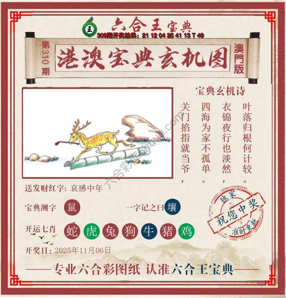 六合王港澳宝典玄机图