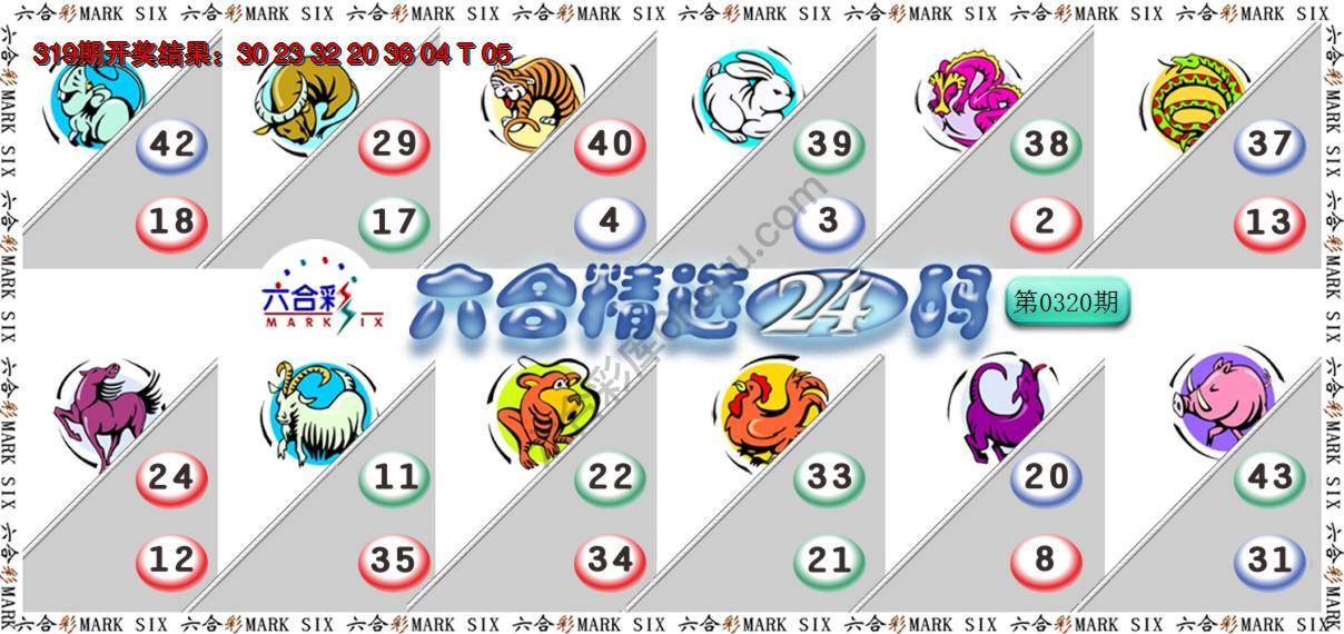 六合精选24码
