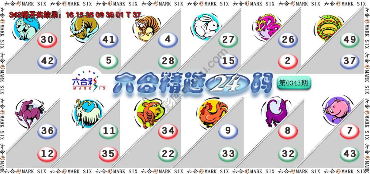 六合精选24码