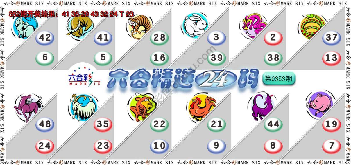 六合精选24码