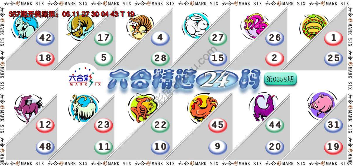 六合精选24码