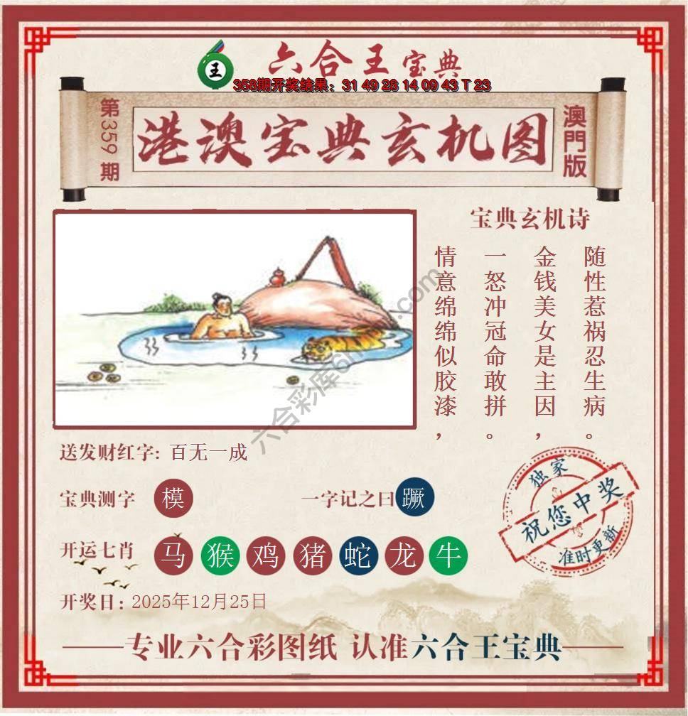 六合王港澳宝典玄机图