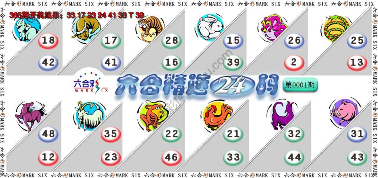 六合精选24码