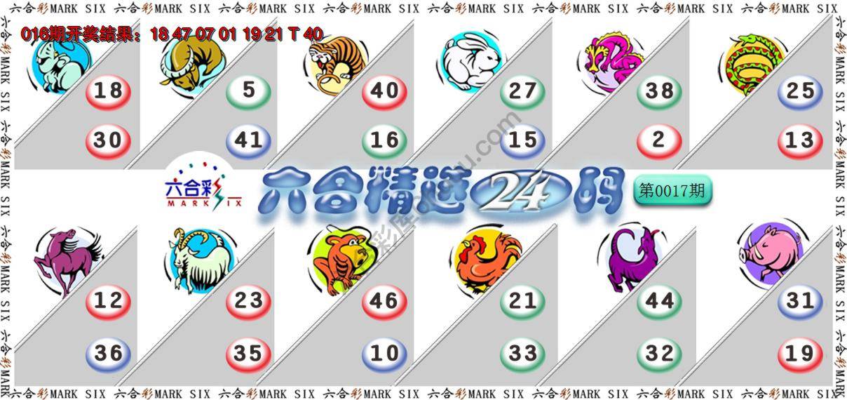 六合精选24码