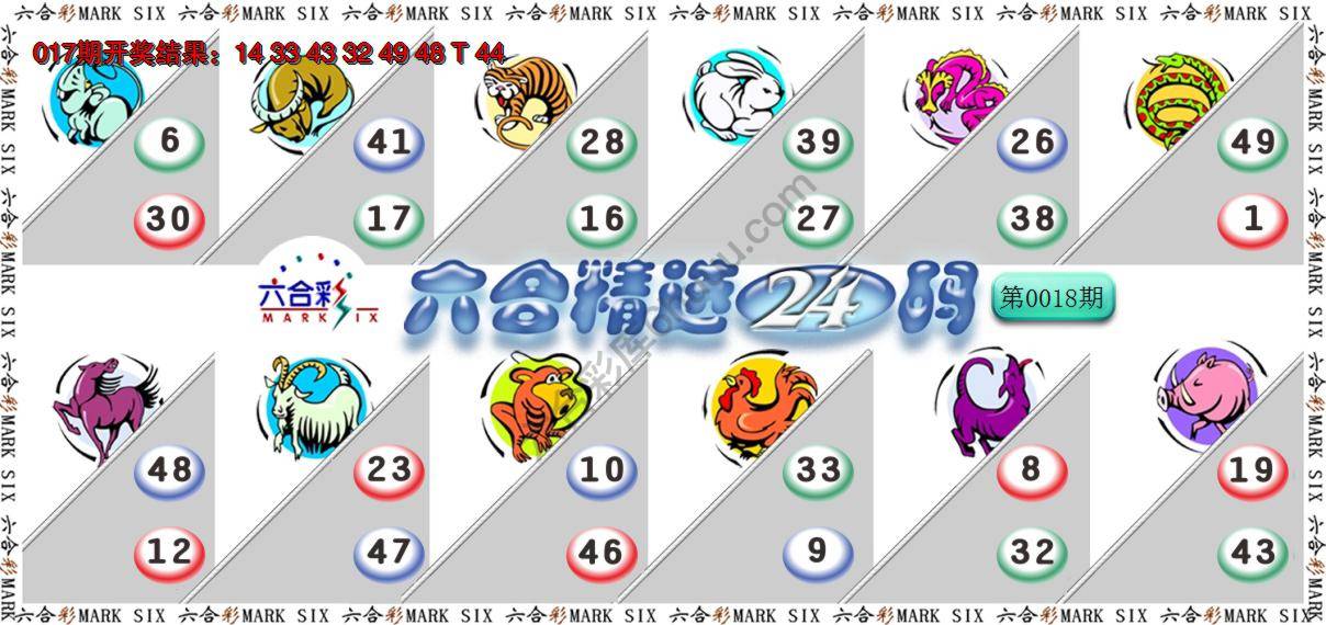 六合精选24码