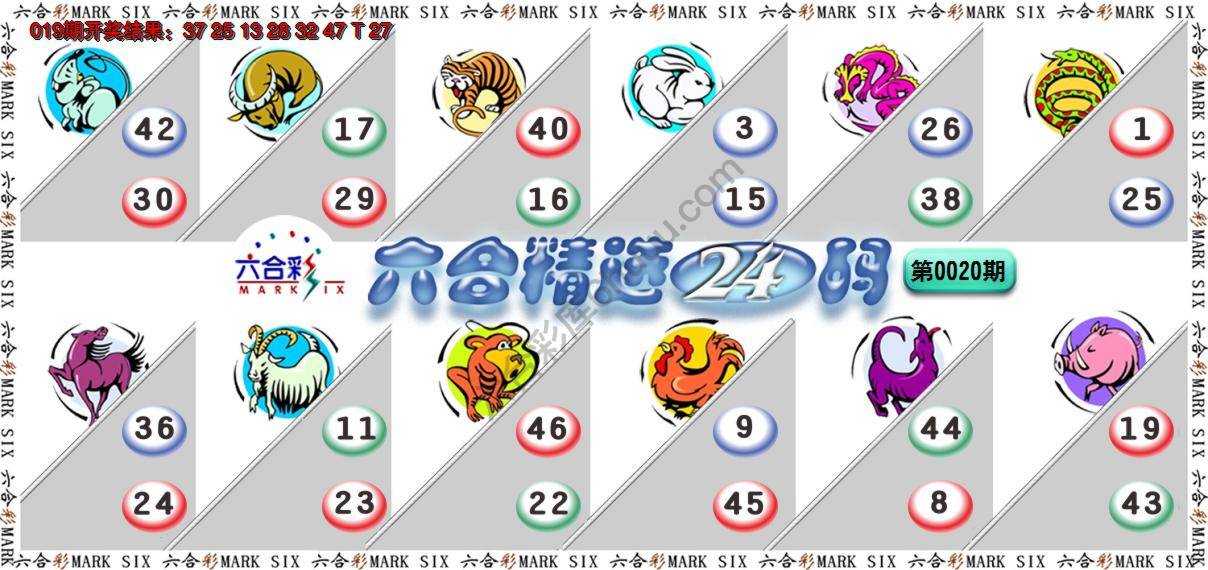 六合精选24码
