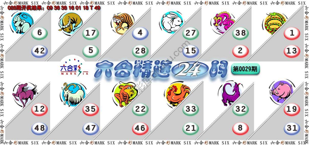 六合精选24码