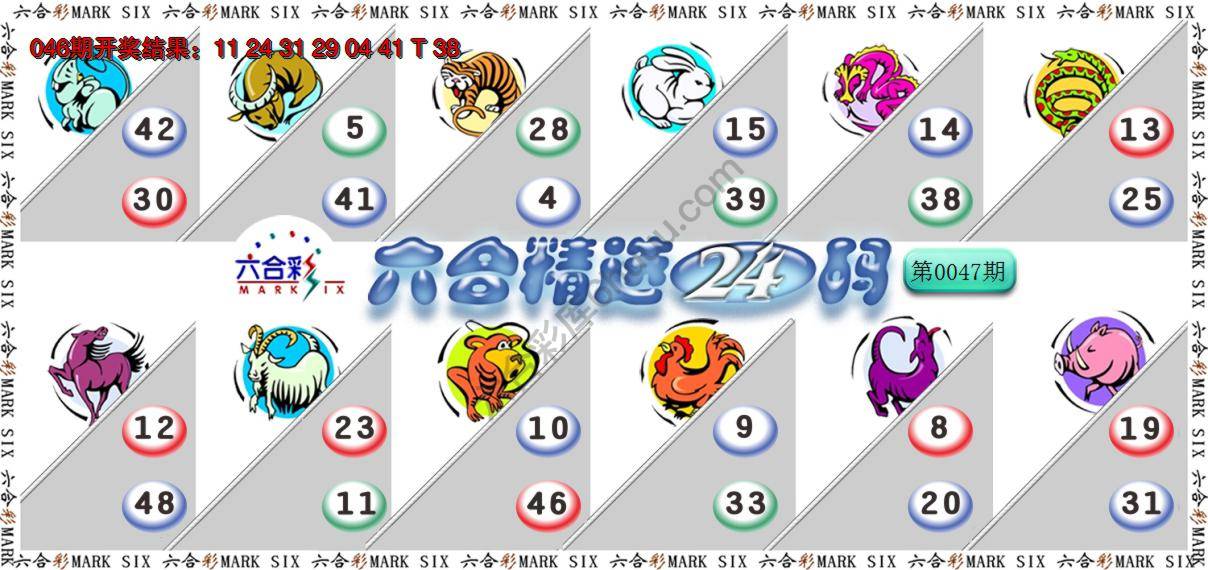 六合精选24码
