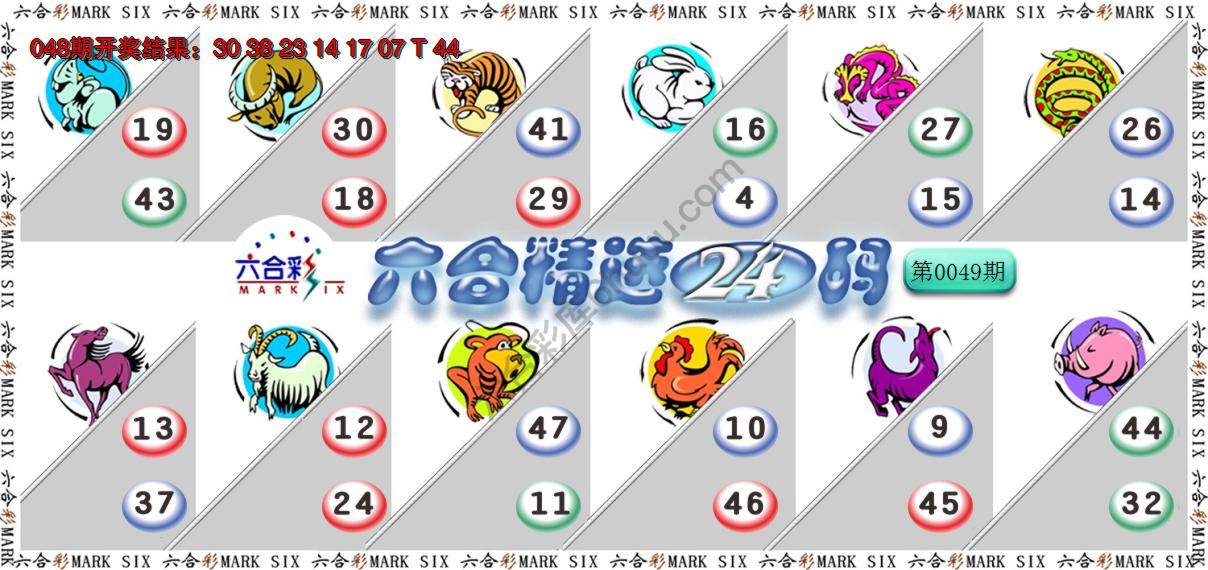 六合精选24码
