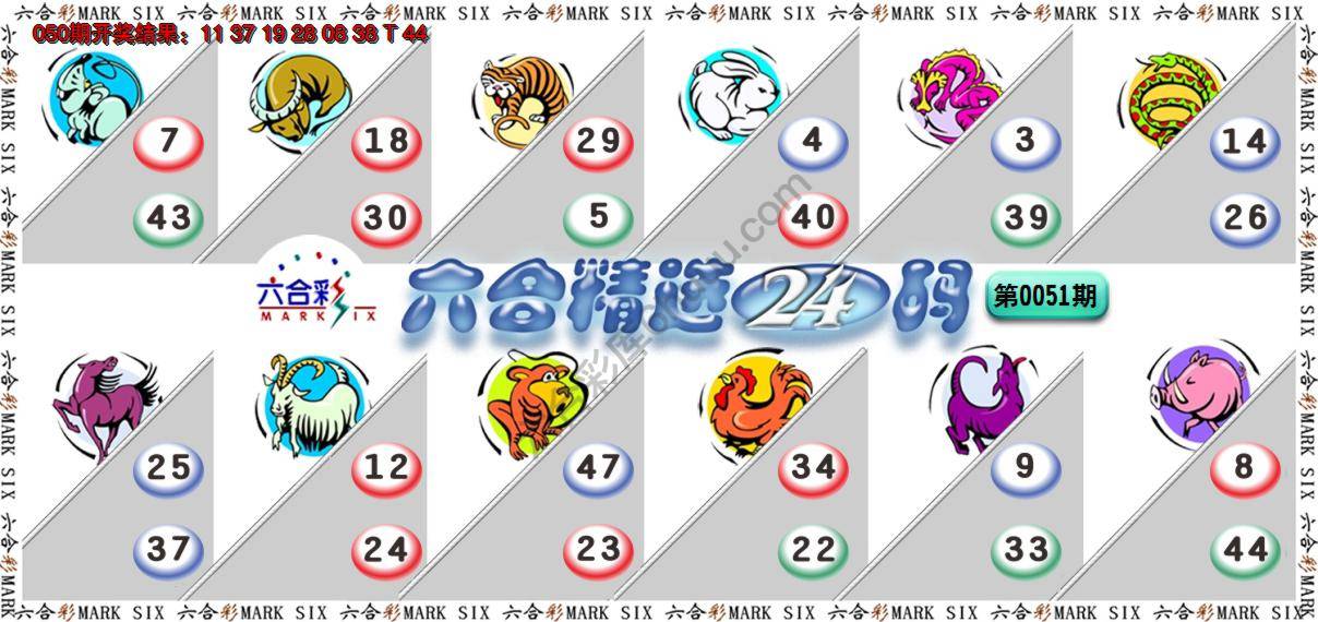 六合精选24码