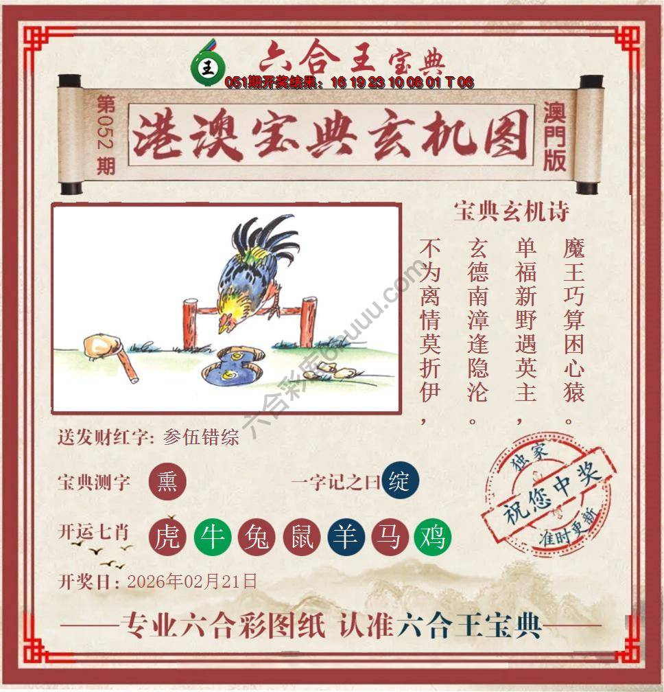 六合王港澳宝典玄机图