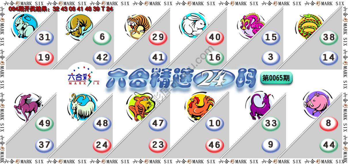 六合精选24码