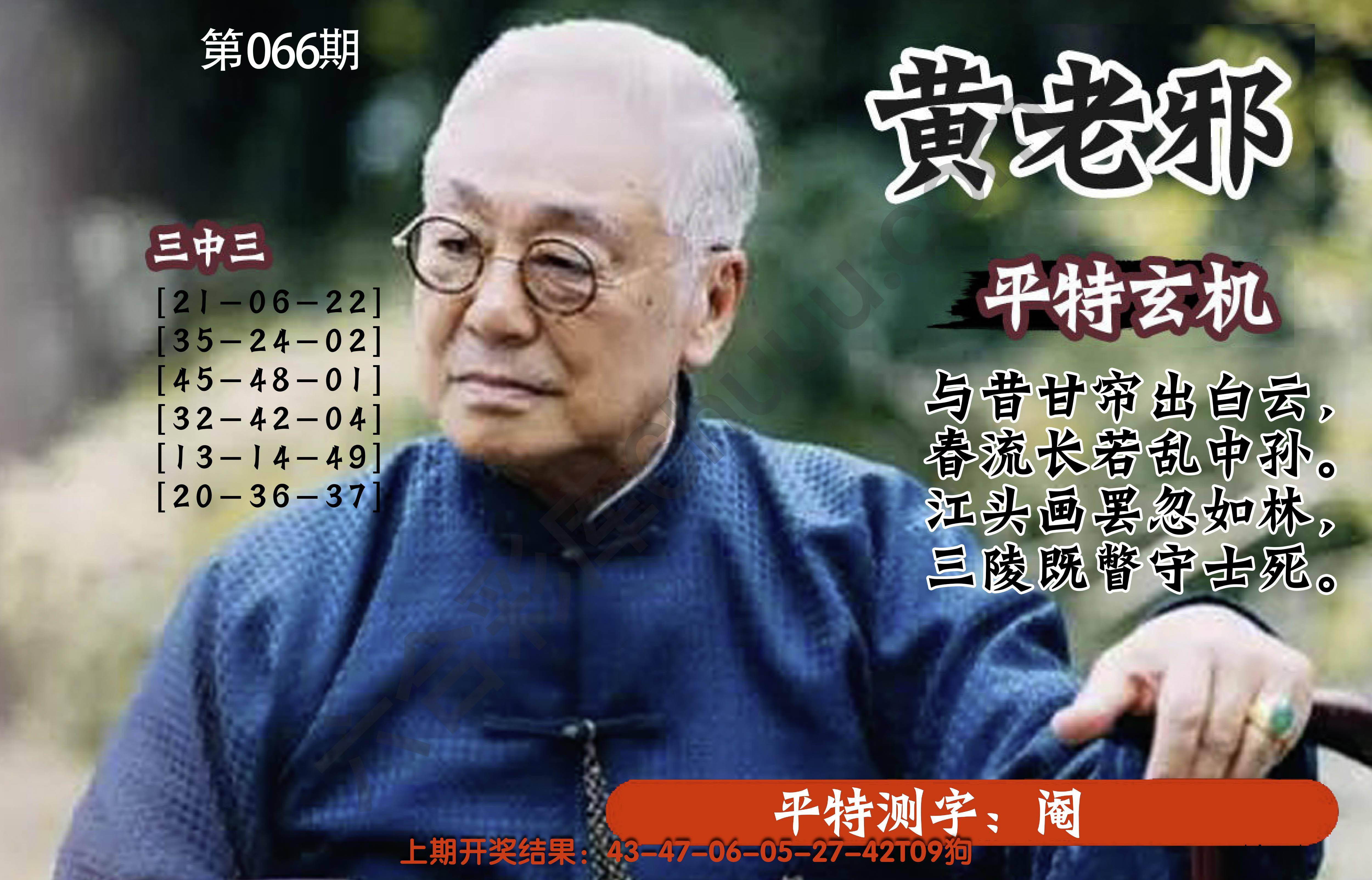 黄老邪正版平特