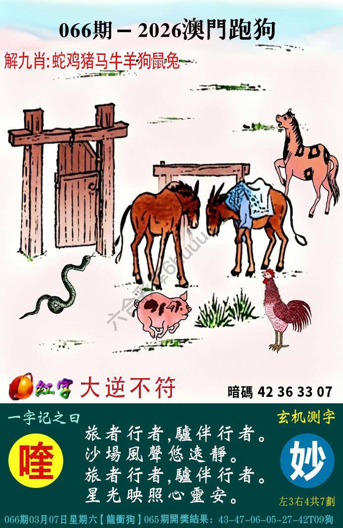 澳门跑狗图