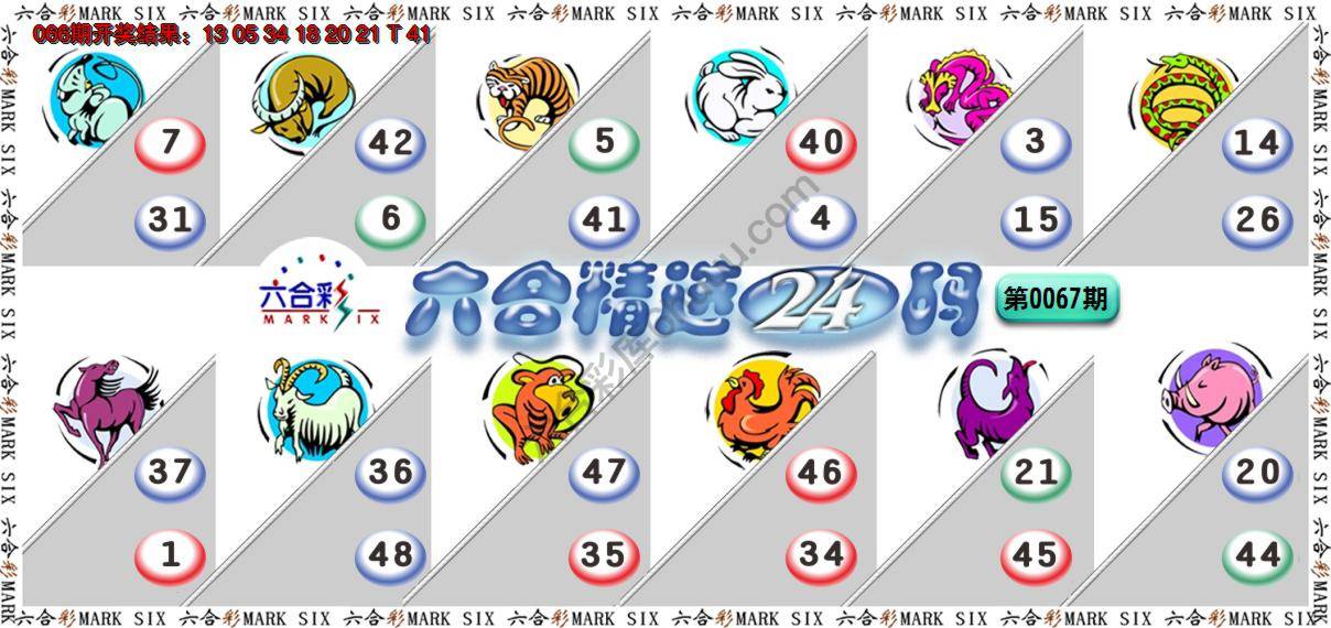 六合精选24码
