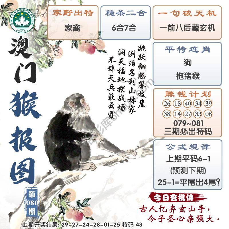 澳门猴报图