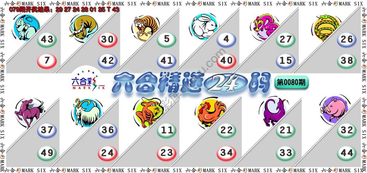 六合精选24码