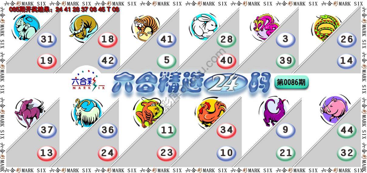 六合精选24码