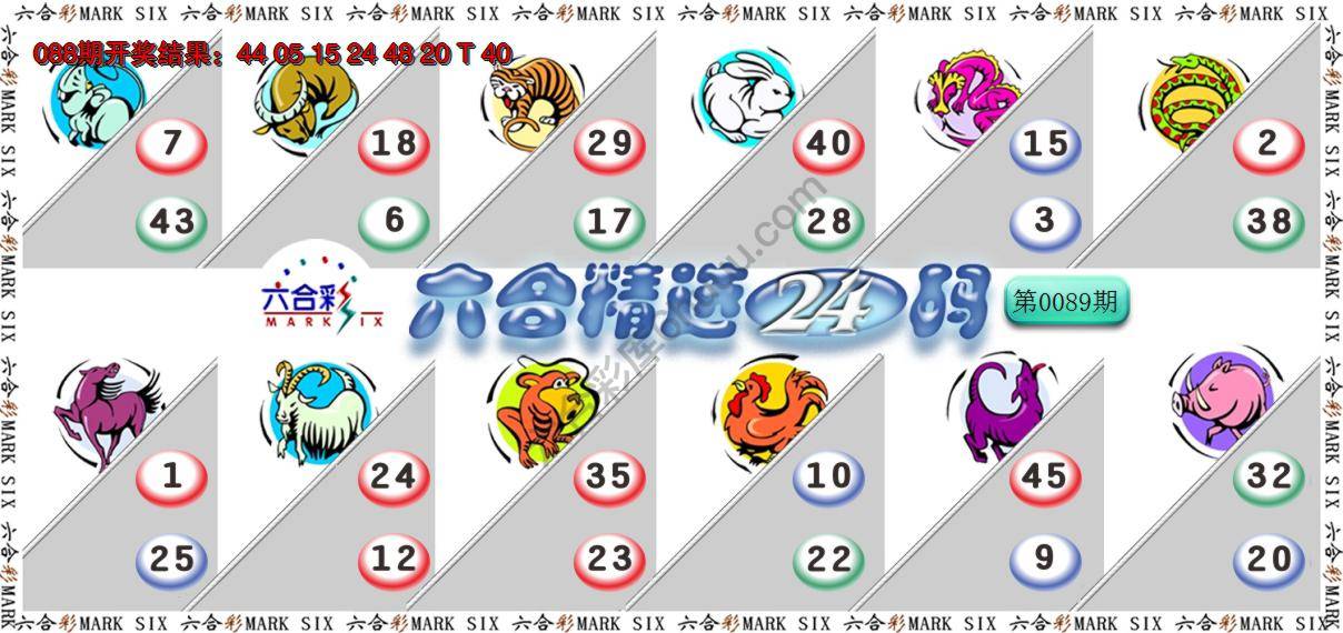 六合精选24码