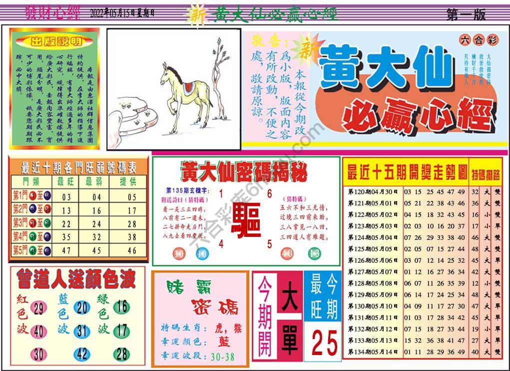 澳门黄大仙必赢心经