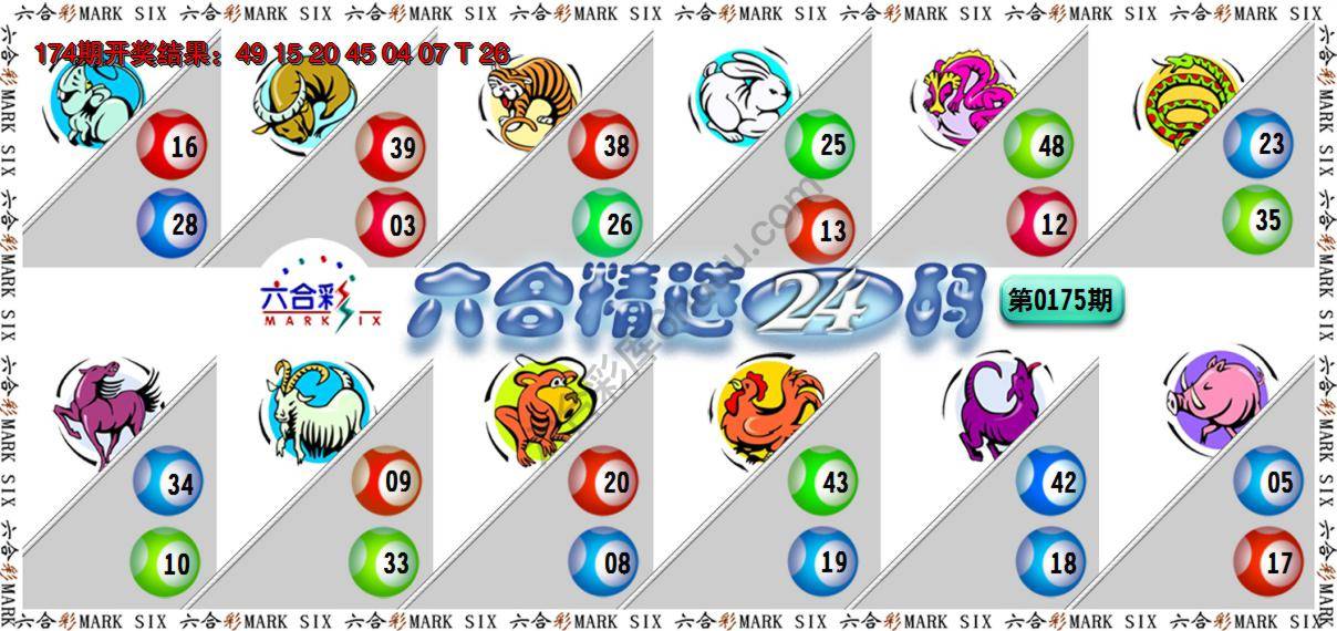 六合精选24码