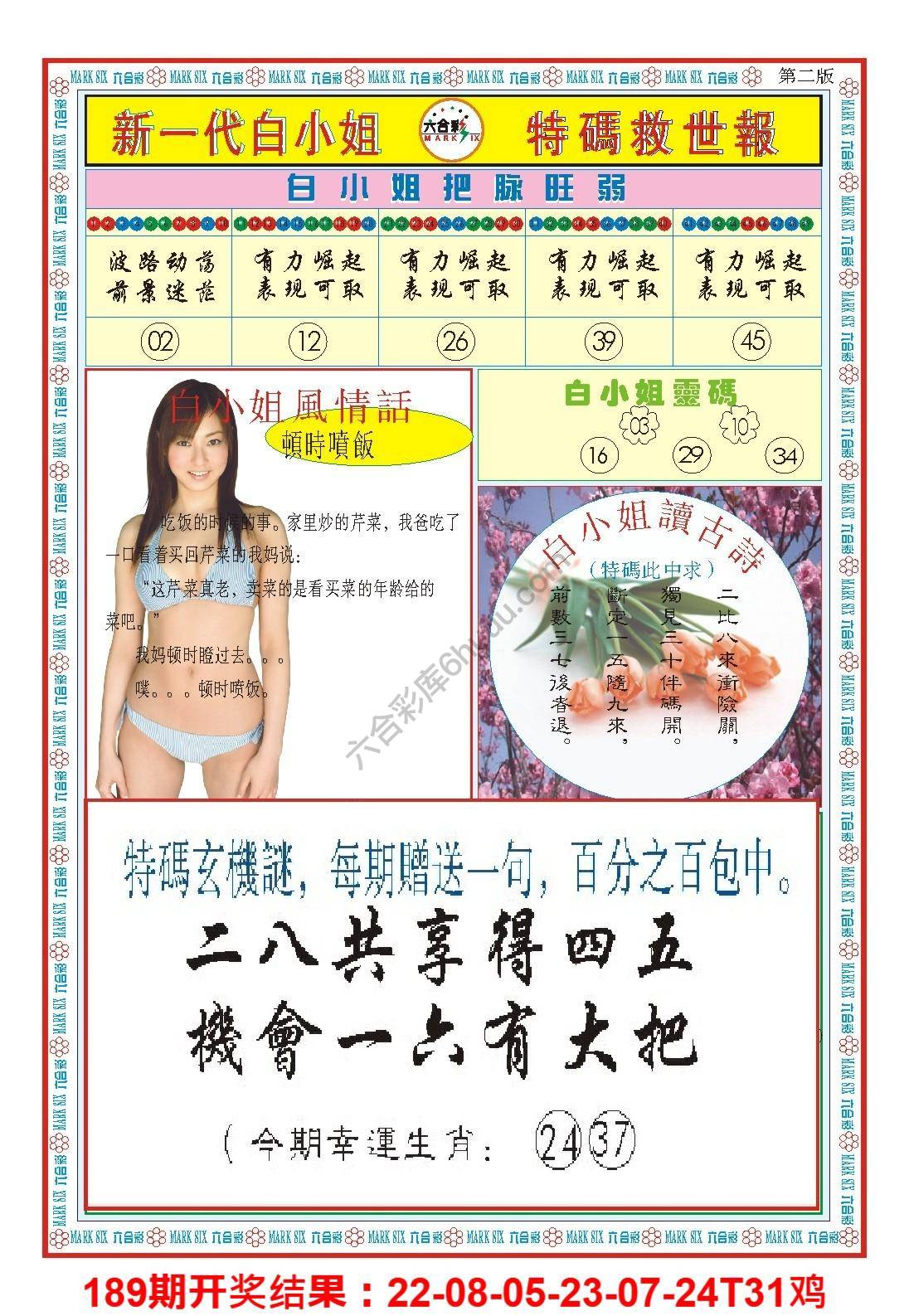 白小姐新一代